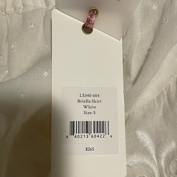 LoveShackFancy Briella Skirt White - Picture 5 of 6